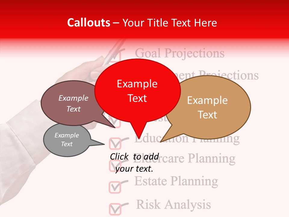 Education Care List PowerPoint Template