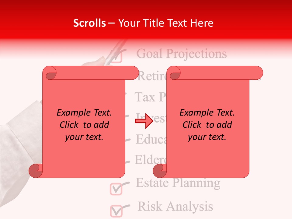 Education Care List PowerPoint Template