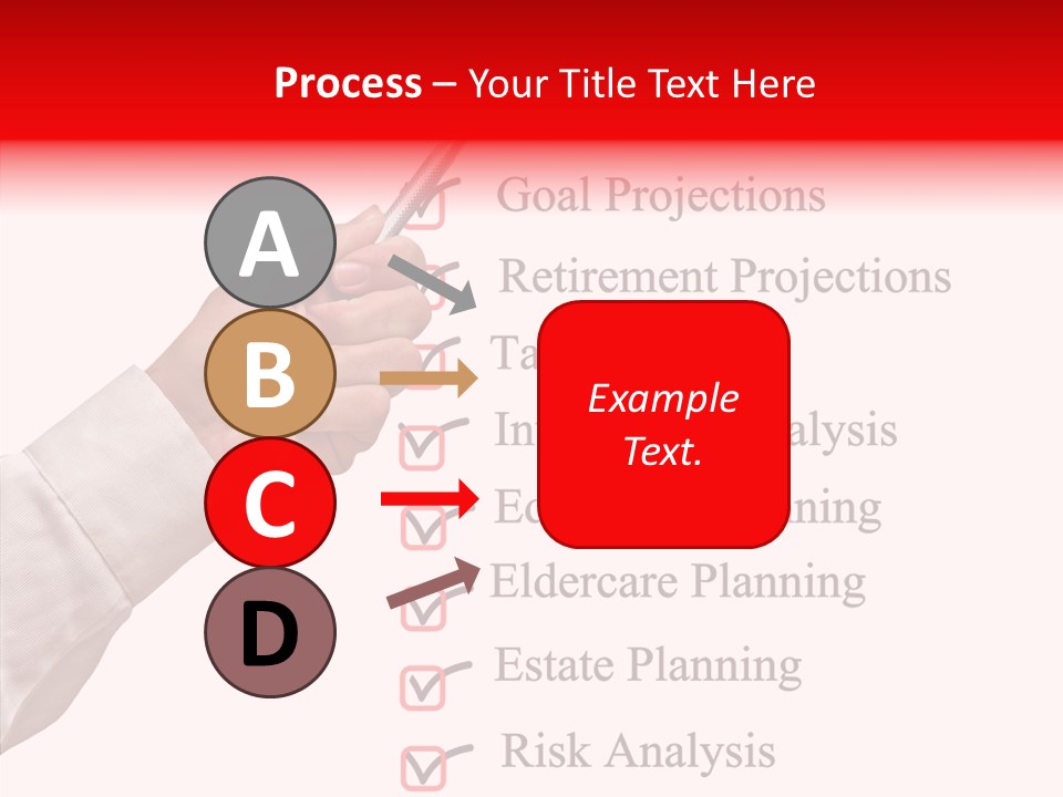 Education Care List PowerPoint Template