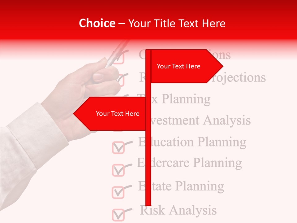 Education Care List PowerPoint Template