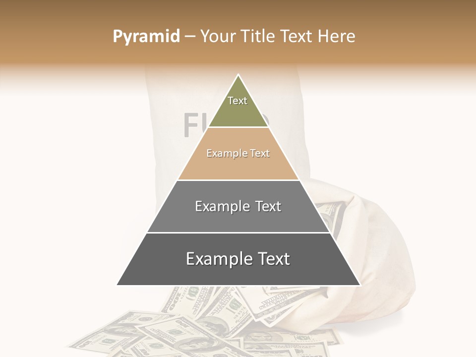 Institutional Closeup Currency PowerPoint Template