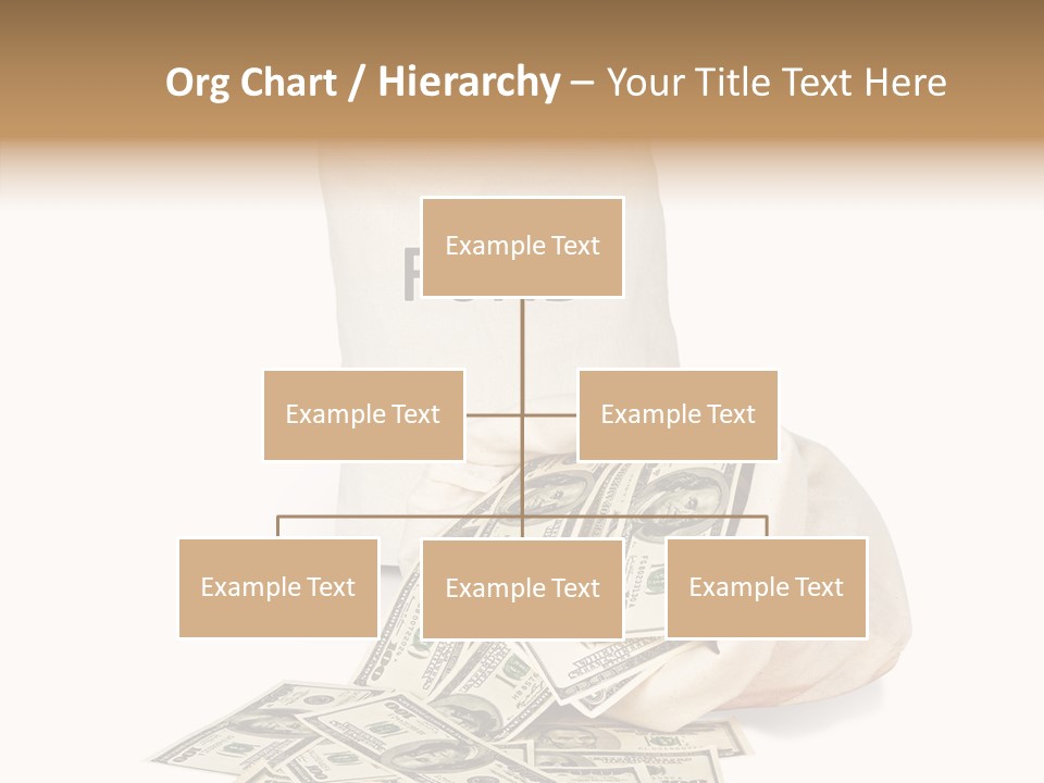 Institutional Closeup Currency PowerPoint Template