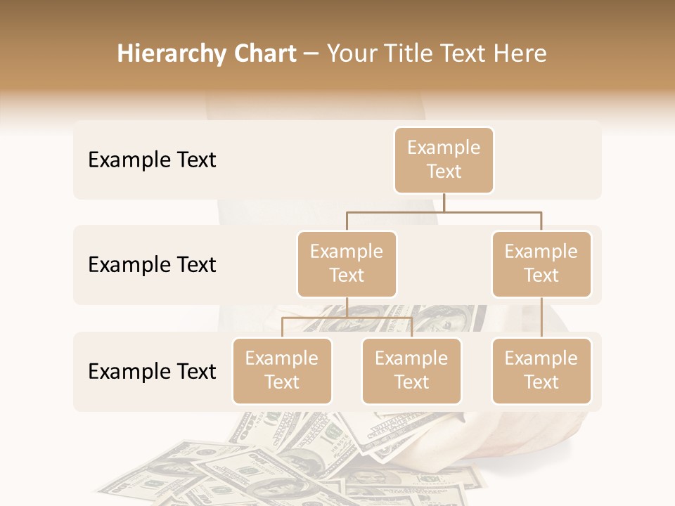 Institutional Closeup Currency PowerPoint Template