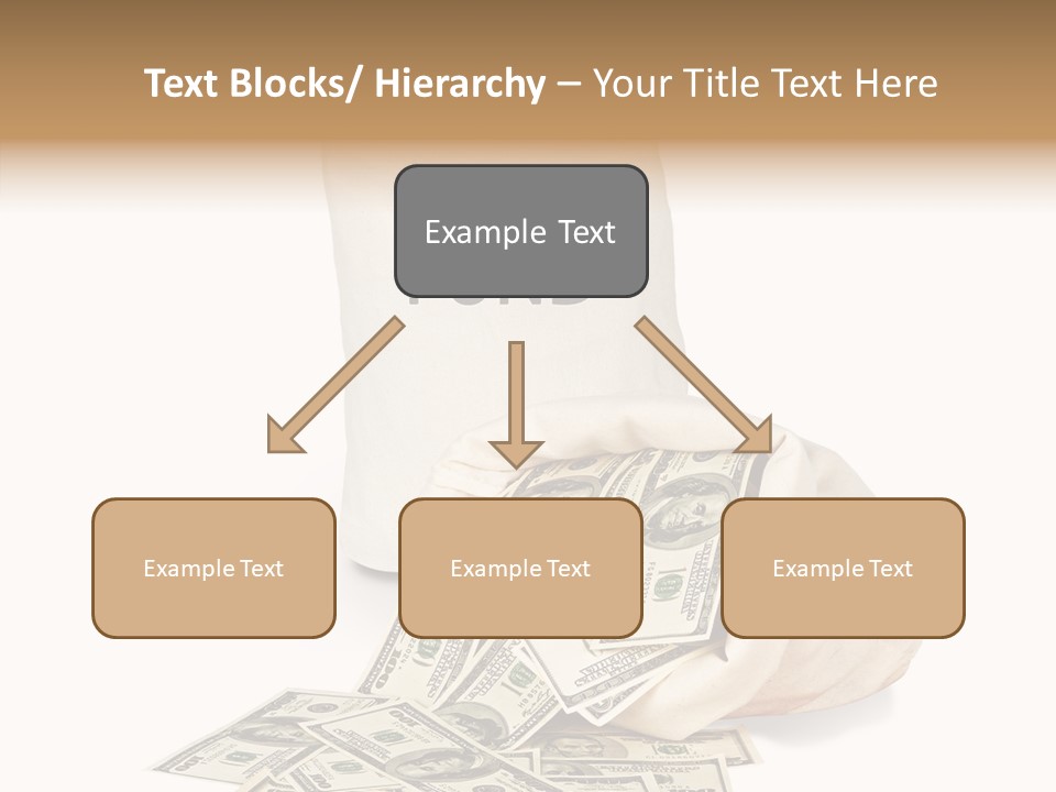 Institutional Closeup Currency PowerPoint Template