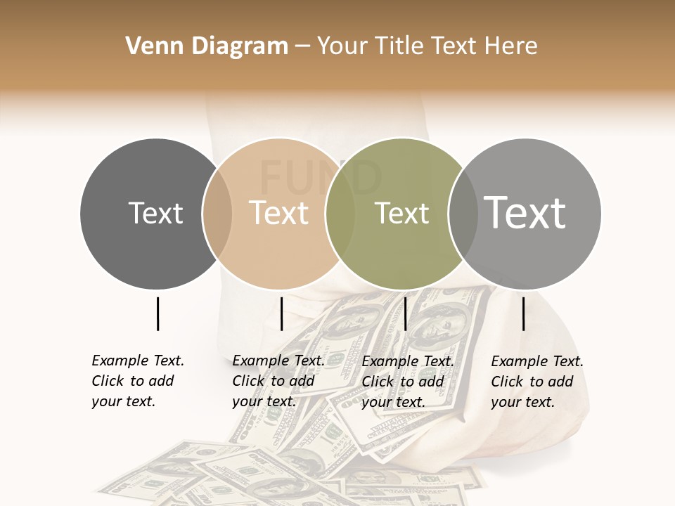 Institutional Closeup Currency PowerPoint Template