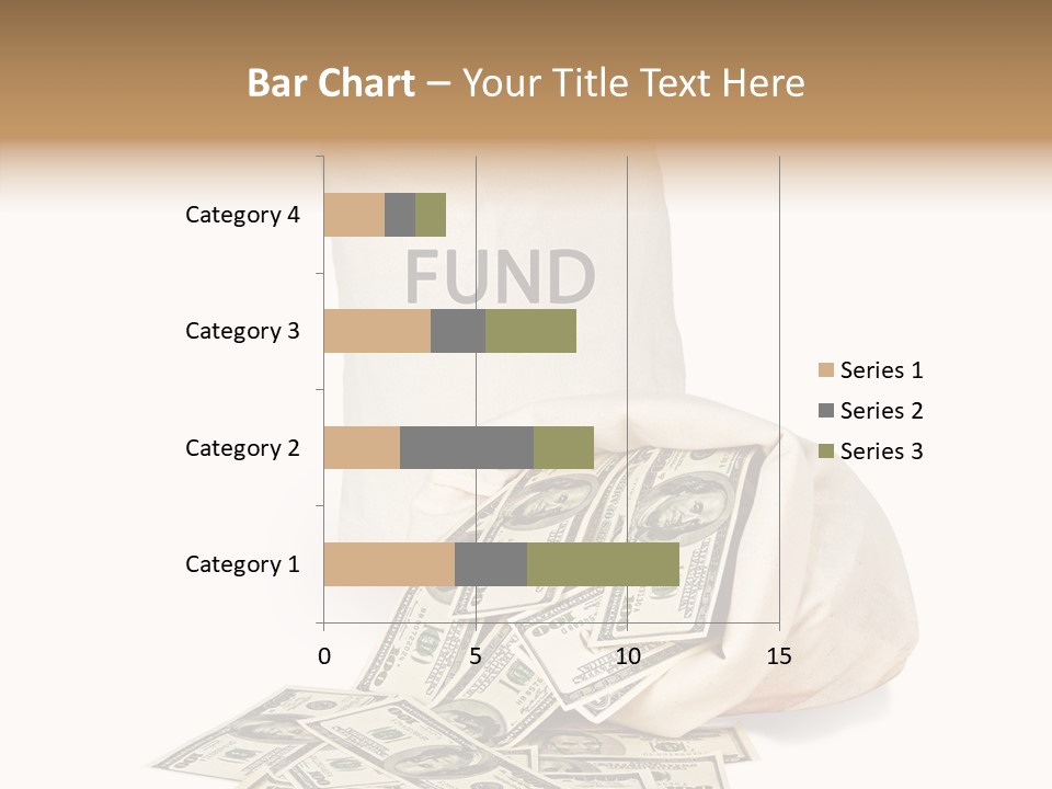 Institutional Closeup Currency PowerPoint Template
