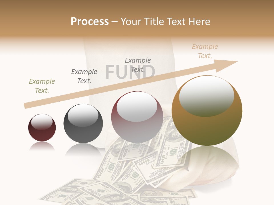 Institutional Closeup Currency PowerPoint Template