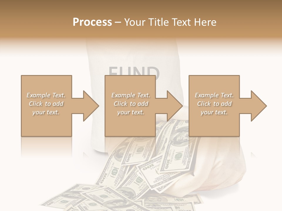 Institutional Closeup Currency PowerPoint Template