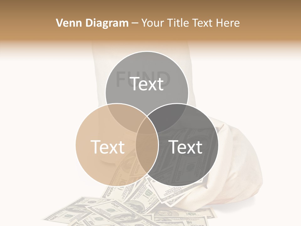 Institutional Closeup Currency PowerPoint Template