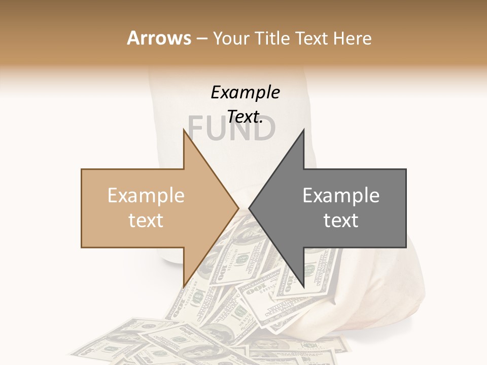 Institutional Closeup Currency PowerPoint Template