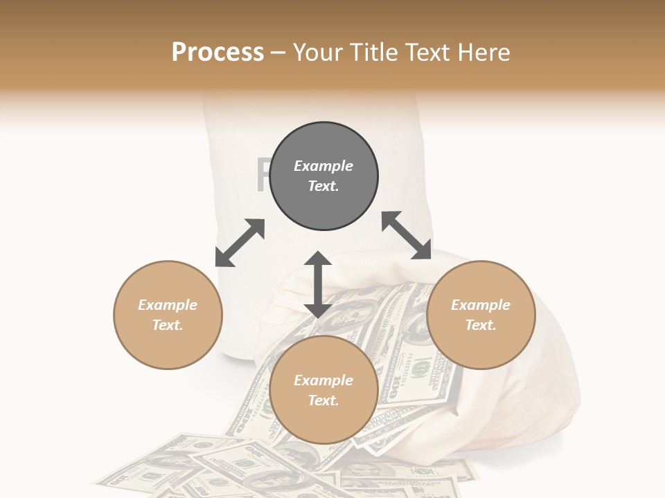 Institutional Closeup Currency PowerPoint Template