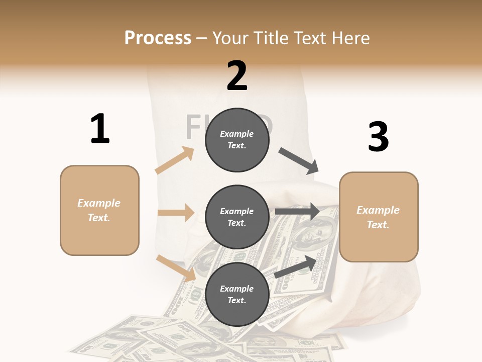 Institutional Closeup Currency PowerPoint Template