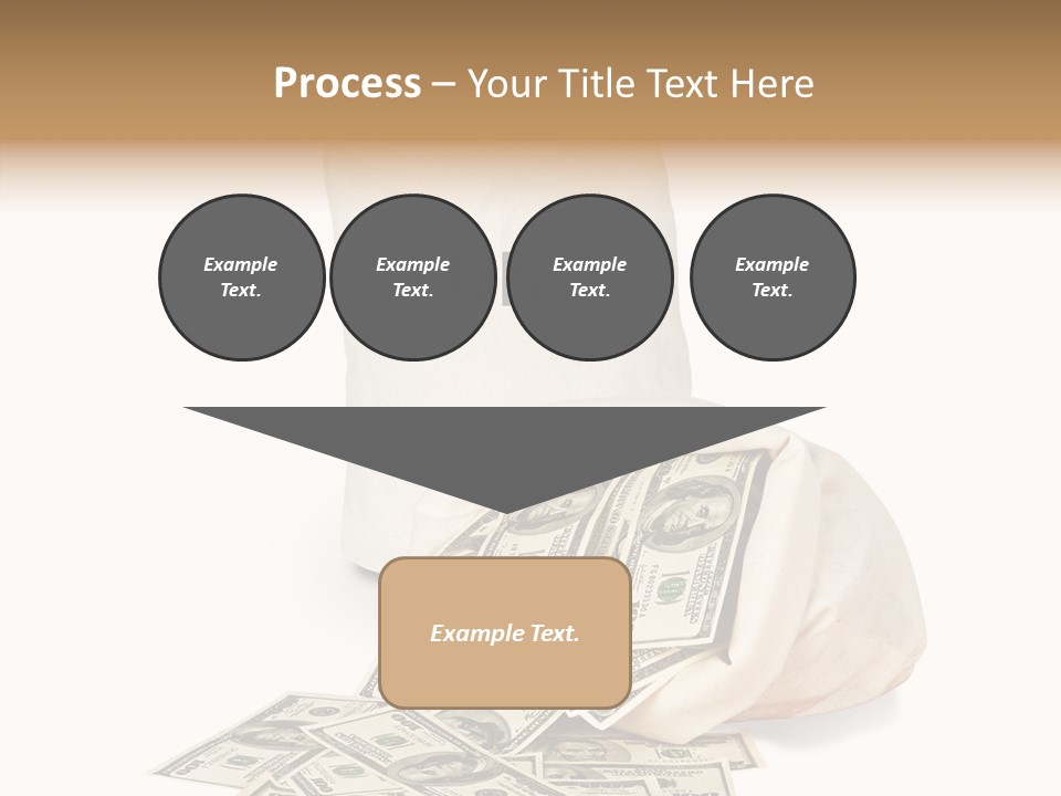 Institutional Closeup Currency PowerPoint Template