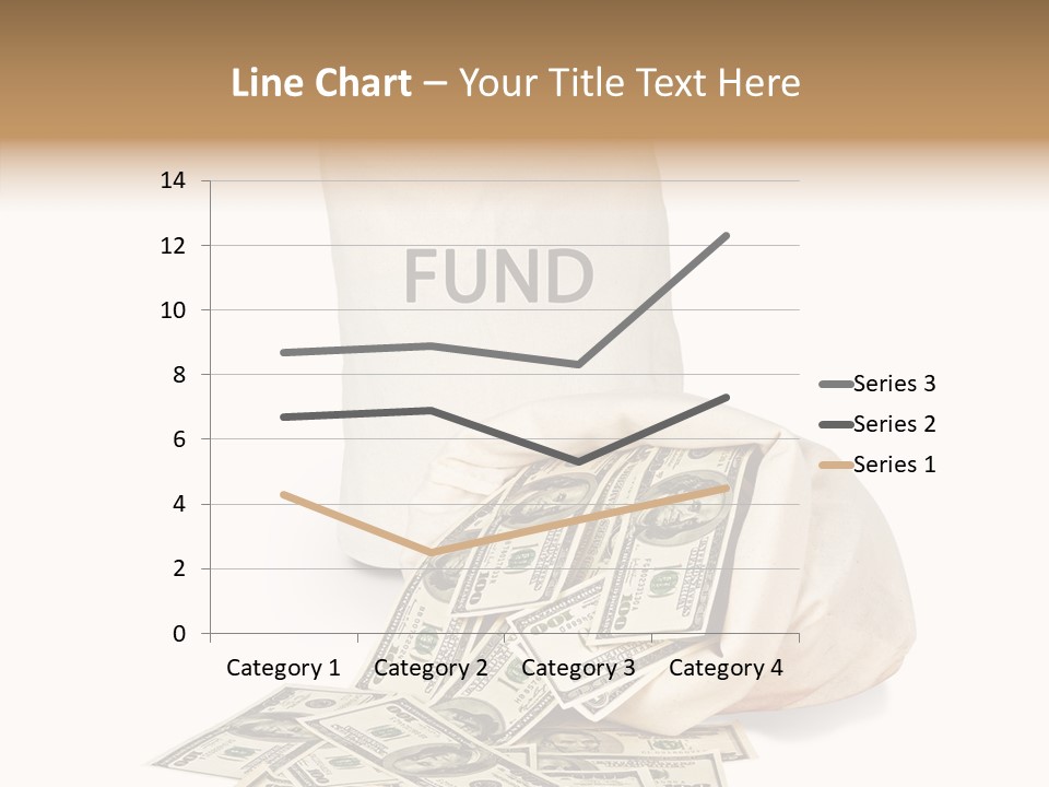 Institutional Closeup Currency PowerPoint Template