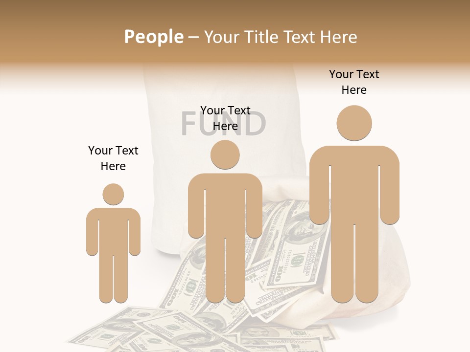 Institutional Closeup Currency PowerPoint Template
