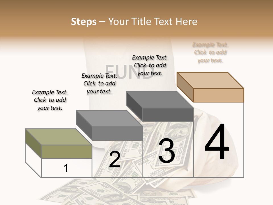 Institutional Closeup Currency PowerPoint Template