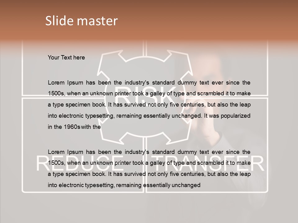Screen Person Sketching PowerPoint Template
