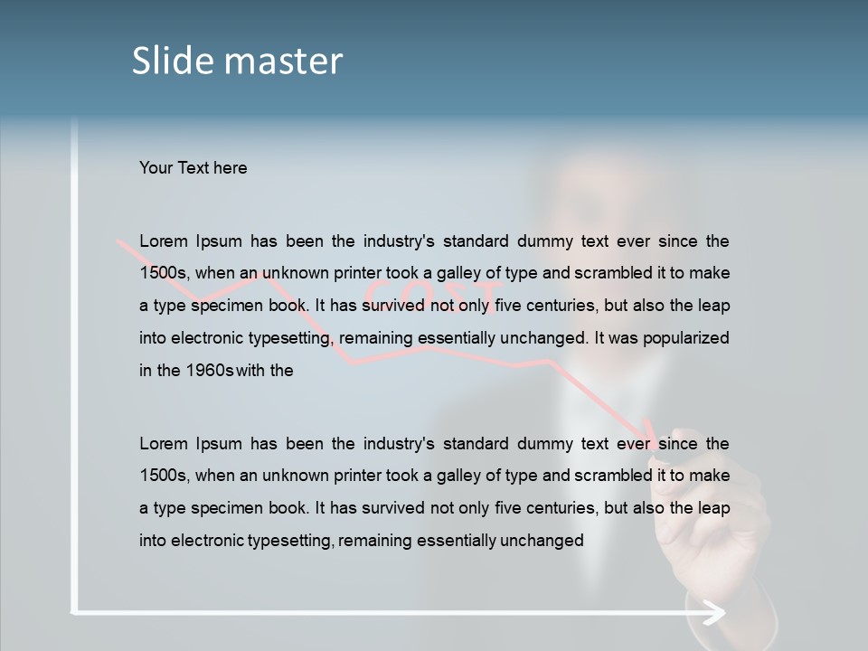 Achieve Progress Decline PowerPoint Template
