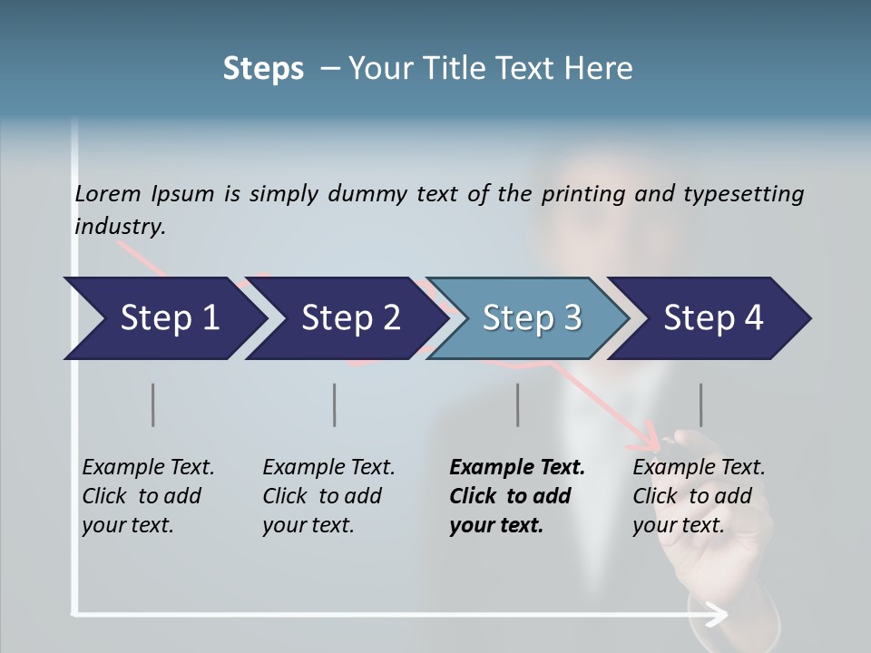 Achieve Progress Decline PowerPoint Template