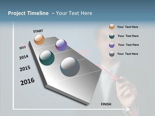 Achieve Progress Decline PowerPoint Template