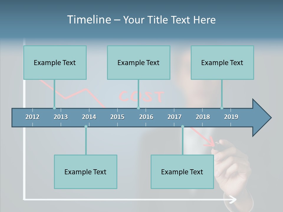 Achieve Progress Decline PowerPoint Template