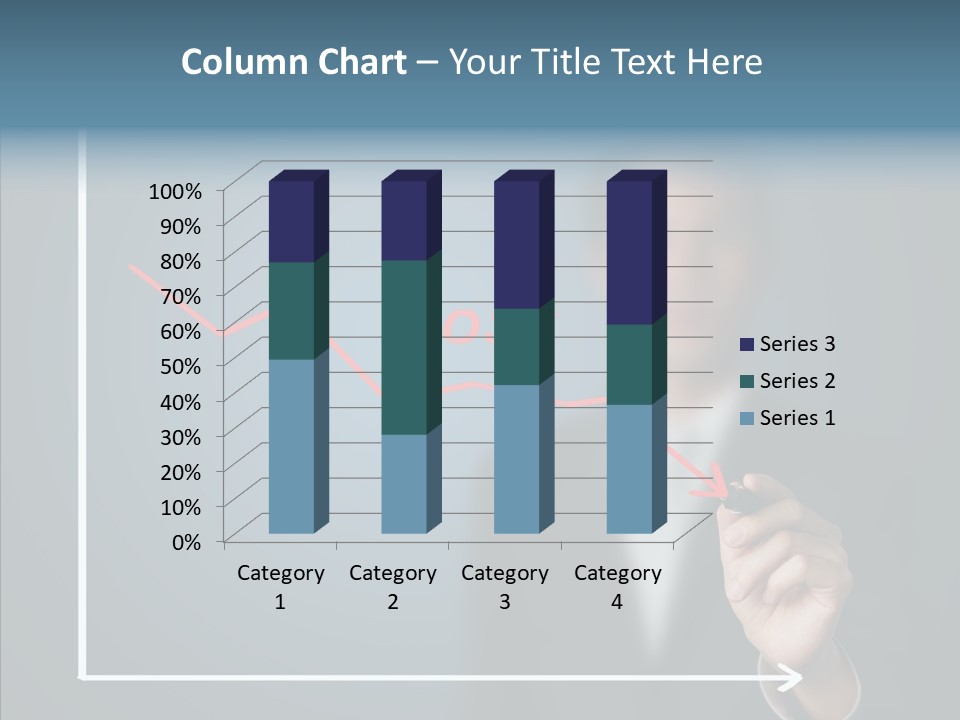 Achieve Progress Decline PowerPoint Template
