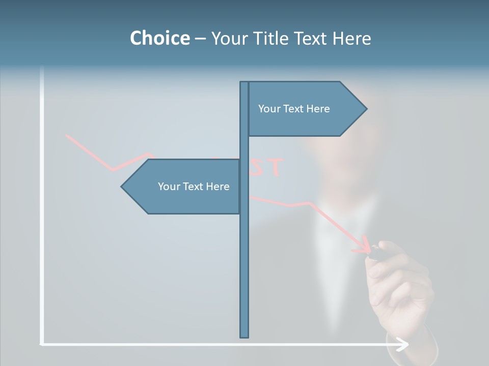 Achieve Progress Decline PowerPoint Template
