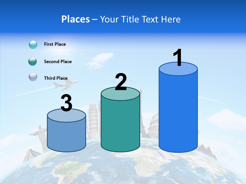 Continent Boeing International PowerPoint Template