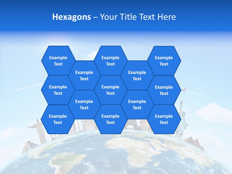 Continent Boeing International PowerPoint Template