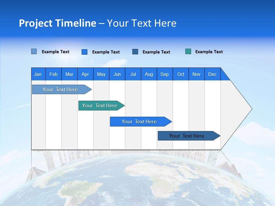Continent Boeing International PowerPoint Template