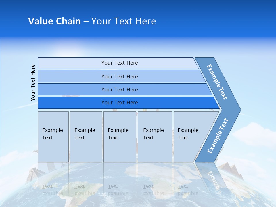 Continent Boeing International PowerPoint Template
