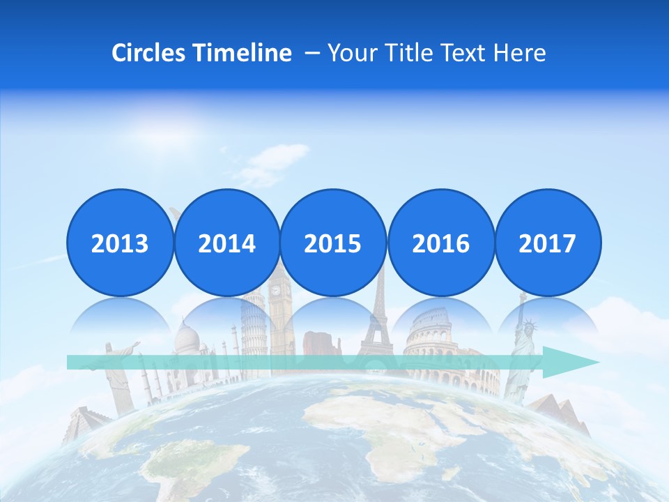 Continent Boeing International PowerPoint Template