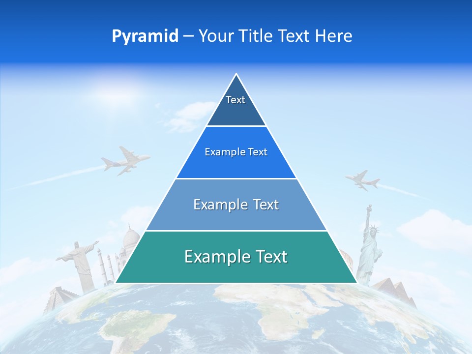 Continent Boeing International PowerPoint Template