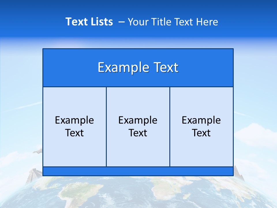 Continent Boeing International PowerPoint Template