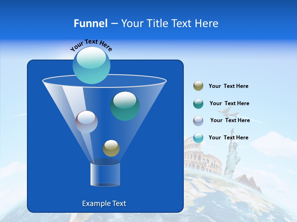 Continent Boeing International PowerPoint Template