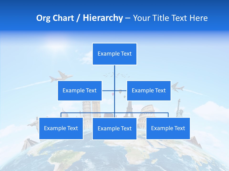 Continent Boeing International PowerPoint Template