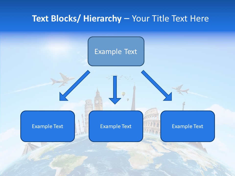 Continent Boeing International PowerPoint Template