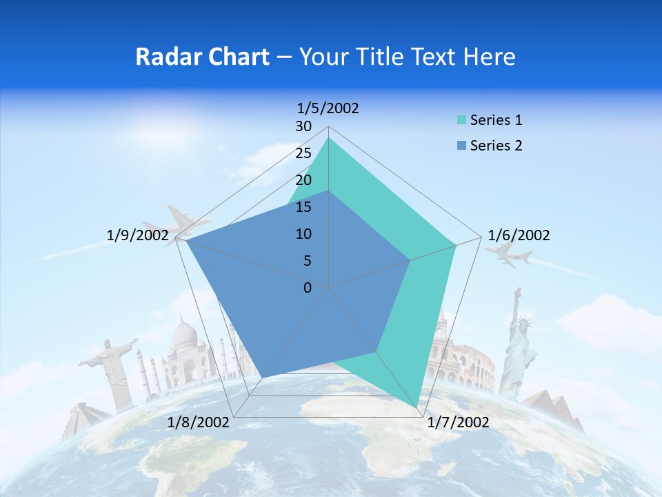 Continent Boeing International PowerPoint Template