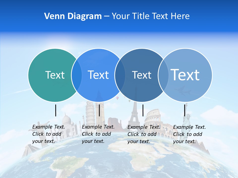 Continent Boeing International PowerPoint Template