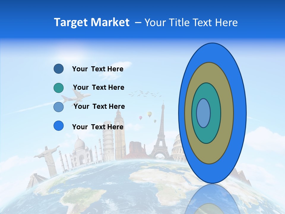 Continent Boeing International PowerPoint Template