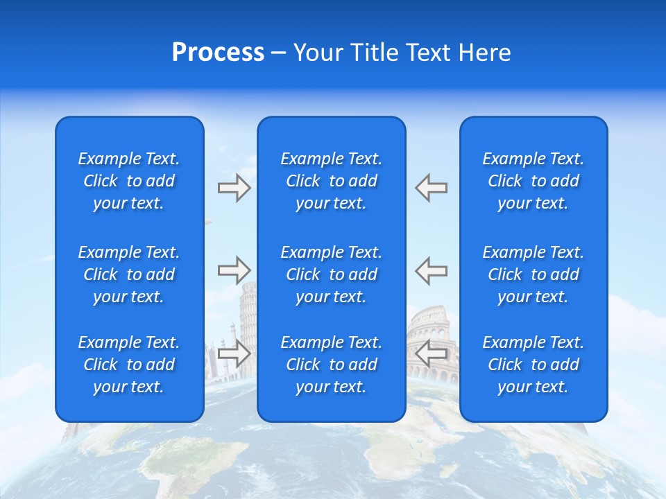 Continent Boeing International PowerPoint Template