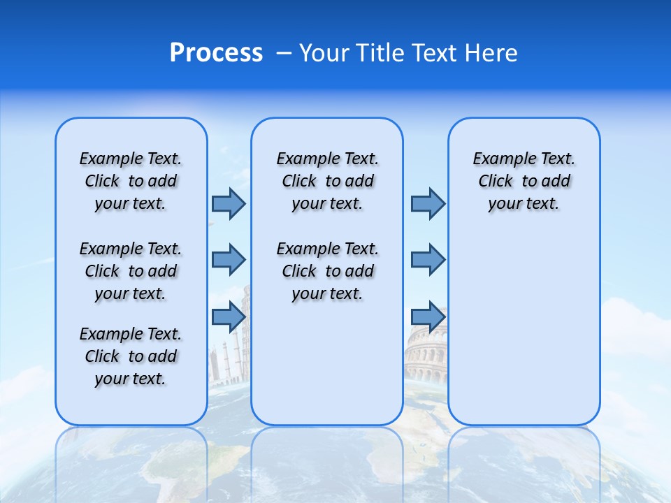 Continent Boeing International PowerPoint Template