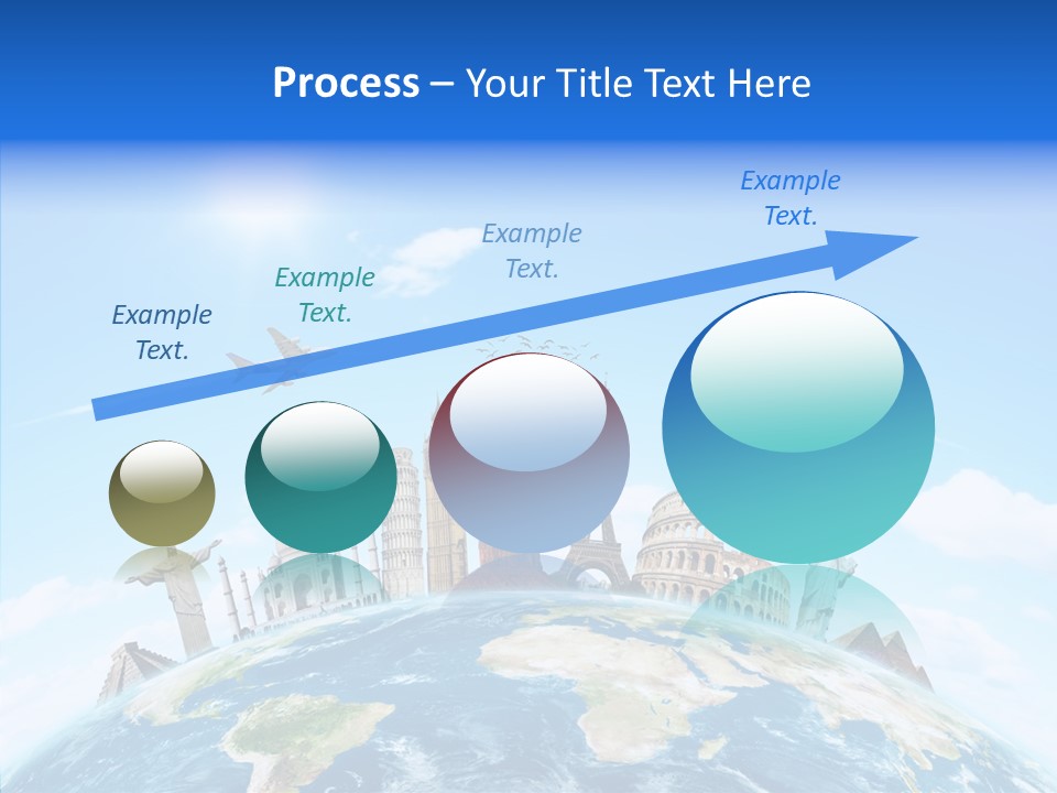 Continent Boeing International PowerPoint Template