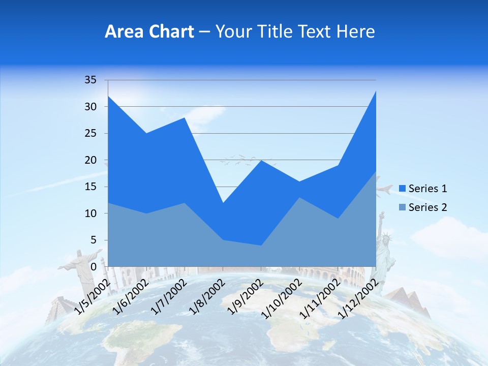 Continent Boeing International PowerPoint Template
