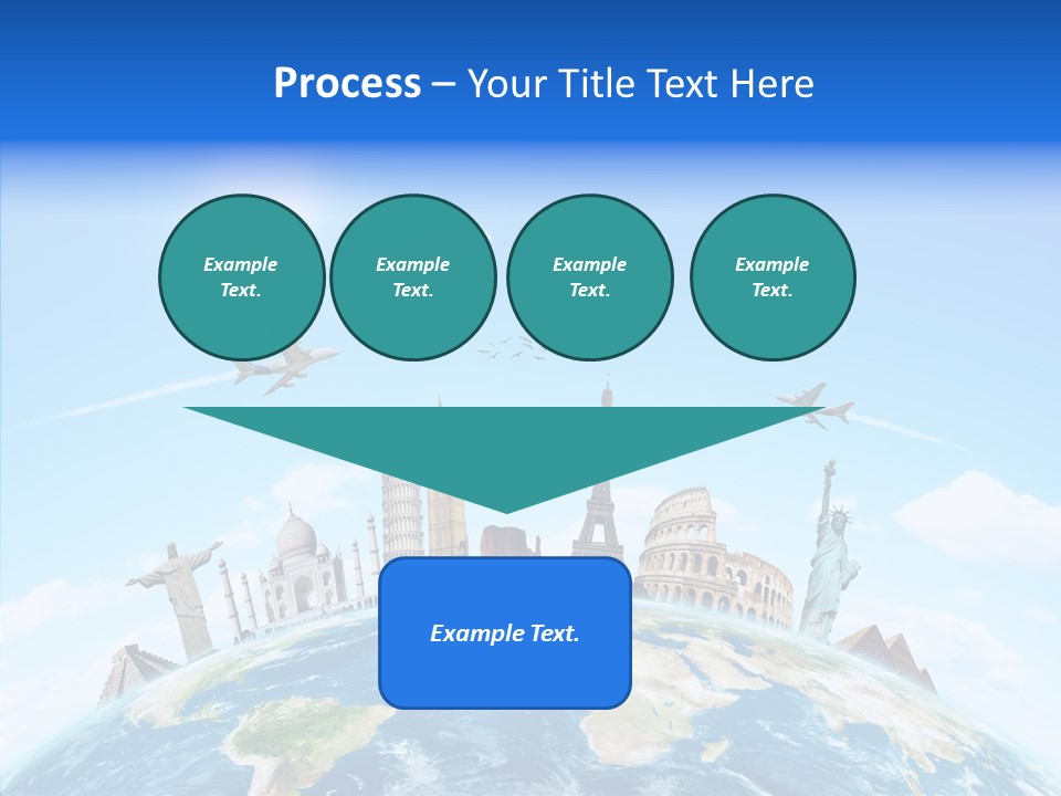 Continent Boeing International PowerPoint Template