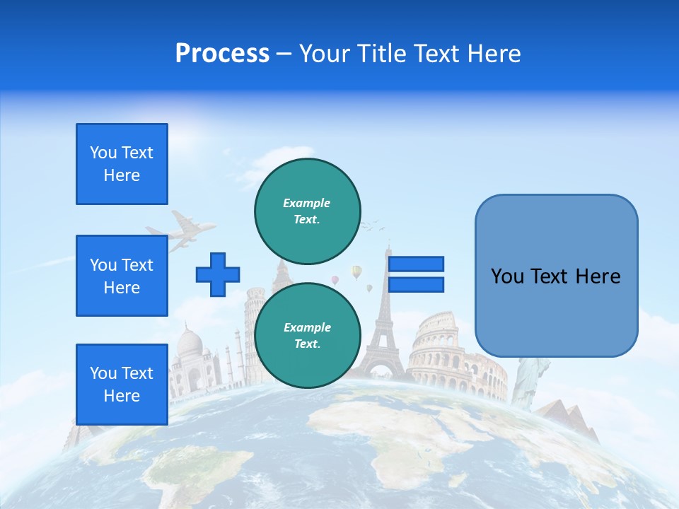 Continent Boeing International PowerPoint Template