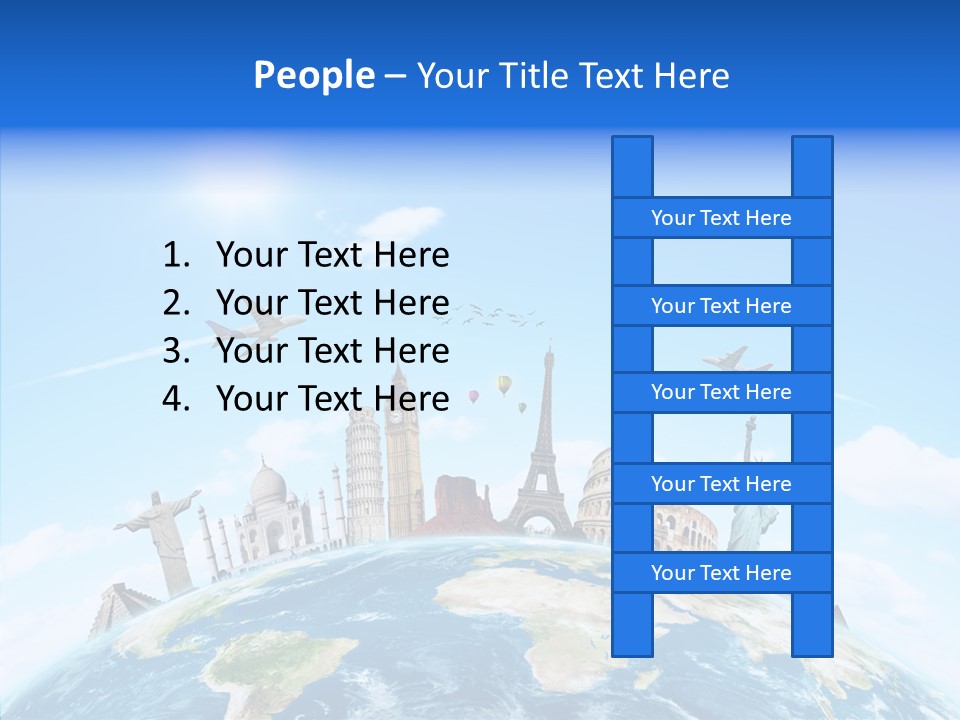 Continent Boeing International PowerPoint Template