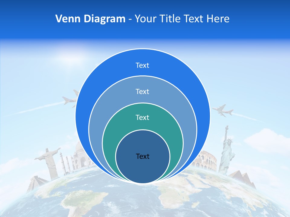 Continent Boeing International PowerPoint Template