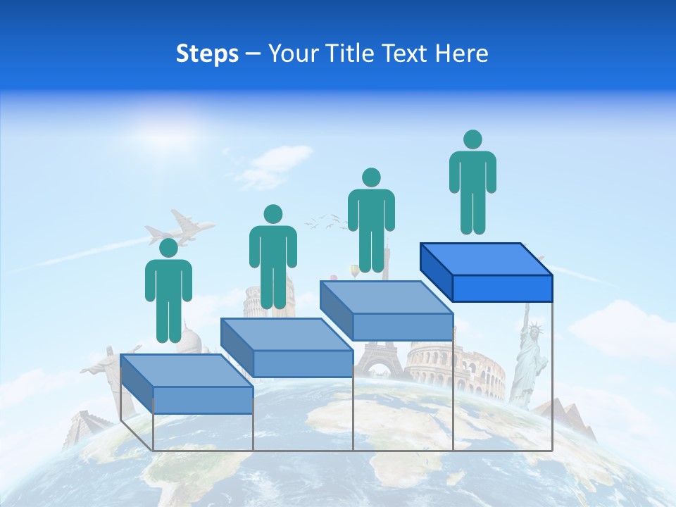 Continent Boeing International PowerPoint Template