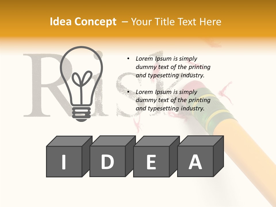 Exposure Delete Isolated PowerPoint Template